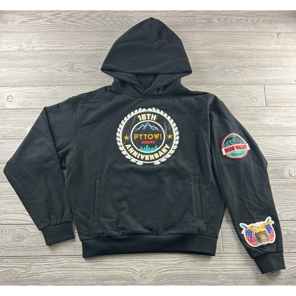Jeff Hamilton Classic Hoodie Limited Edition Deer Valley PTTOW Summit Mens Sz L